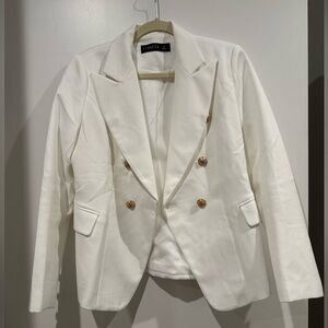 Lioness Palmer Blazer, white, size S